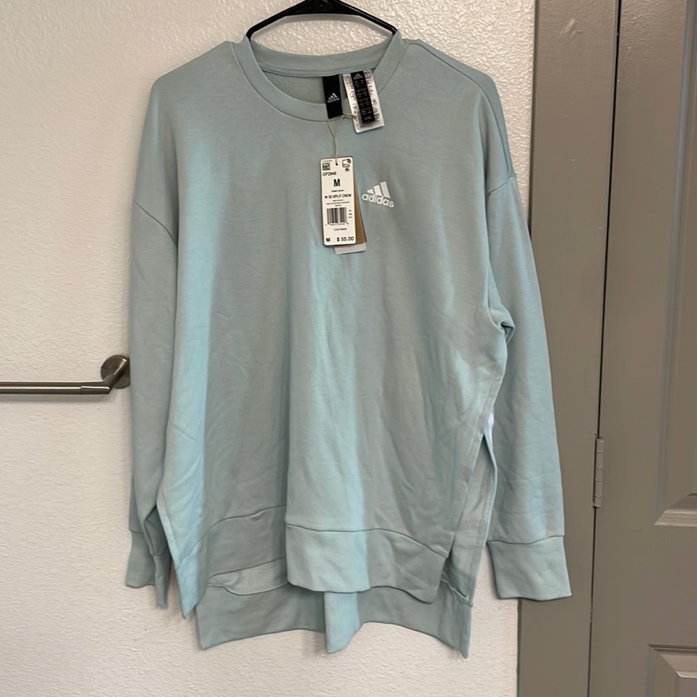 Adidas mint crewneck